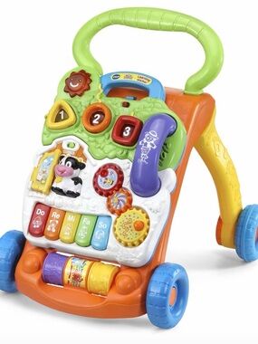 Toddler Interactive Activity Walker with Musical Piano - Multicolor